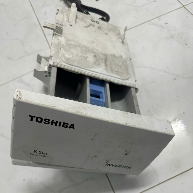 Hộp xà phòng máy giặt toshiba cửa ngang inverter TW-BH95S2V