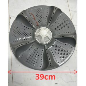 Mâm máy giặt inverter Aqua cửa trên AQW-DR100ET tháo máy đường kính 39cm